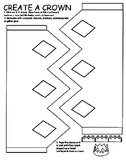 Create - a - Crown coloring page