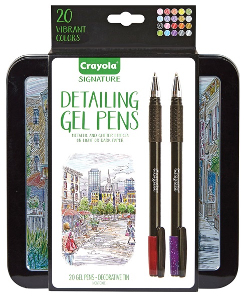 Crayola Signature Brush& Detail Dual -Tip Markers New