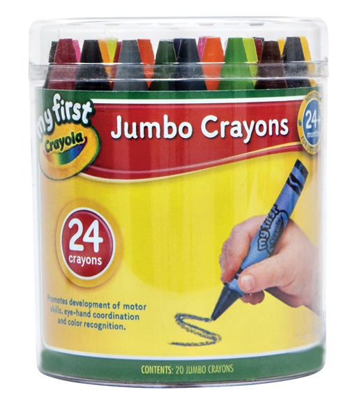 CRAYOLA Beginnings Jumbo Crayons (24)