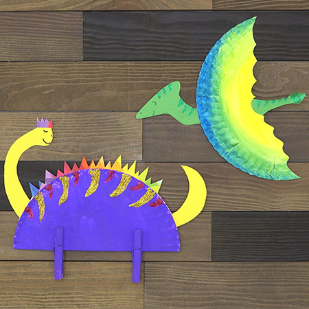 Dinosaur deals paper plate